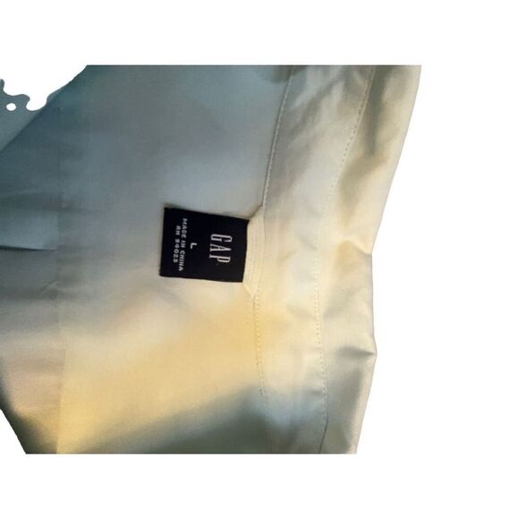 Gap mint green 100% silk button down vintage from spring 04 size large - Picture 9 of 13